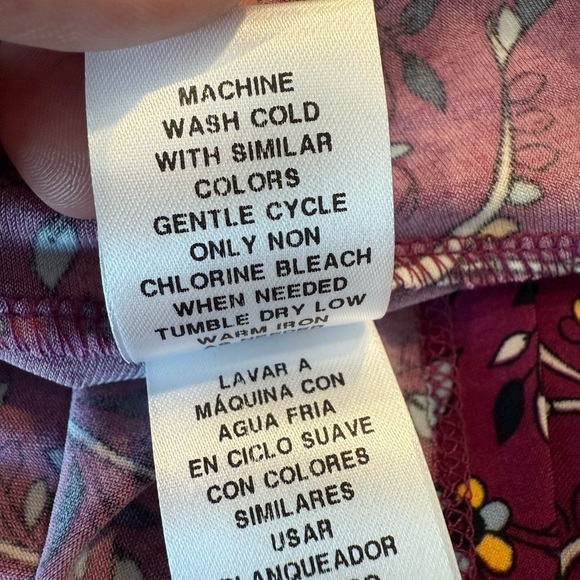 Wisp Berry Gold Sleeveless V-Neck Knee Length Jersey Stretch Dress NWOT Size 0 - Picture 10 of 11